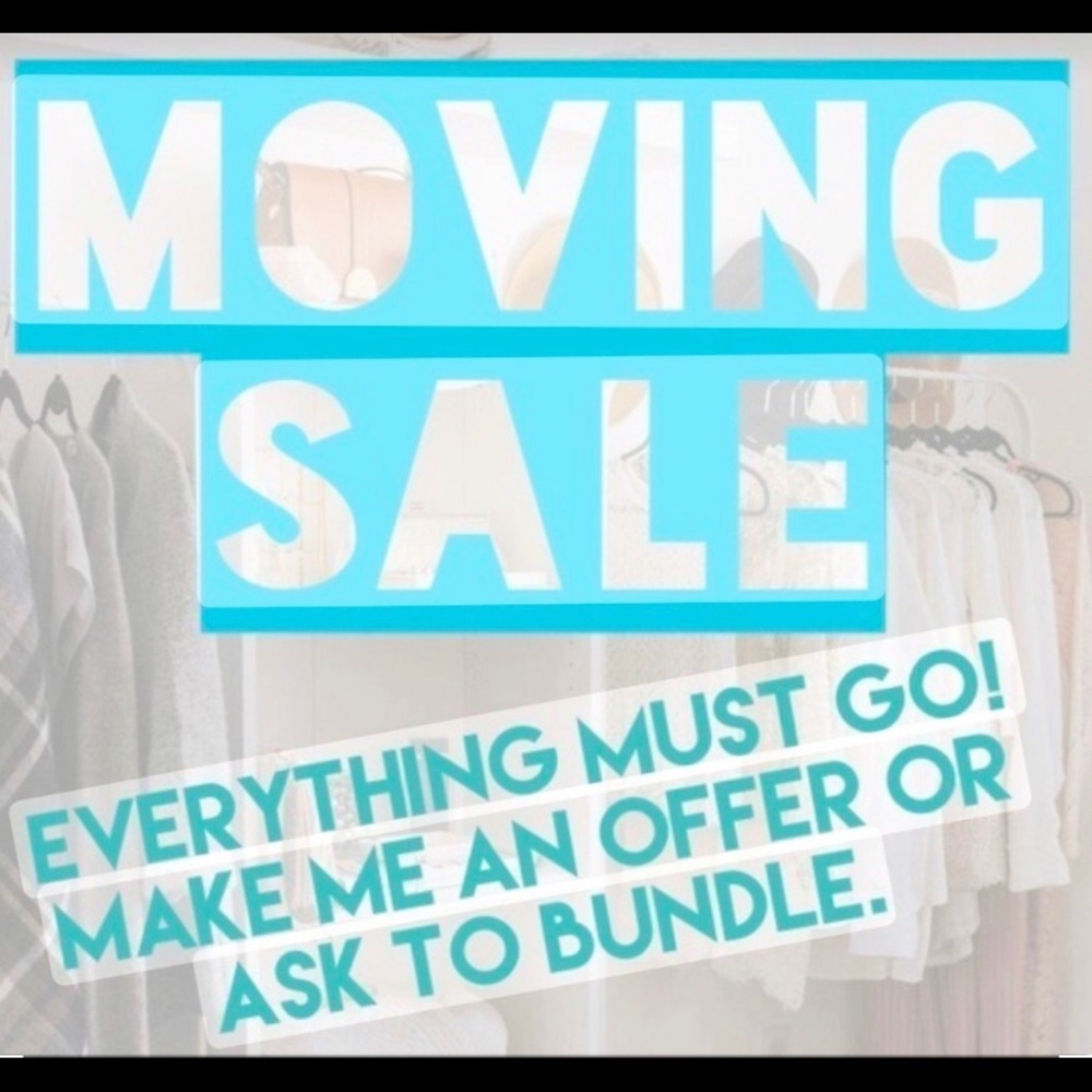 Moving sale